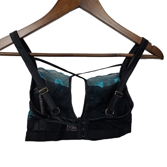 NWT Empress Mimi Embroidered Peackock Bralette Small - Picture 2 of 6